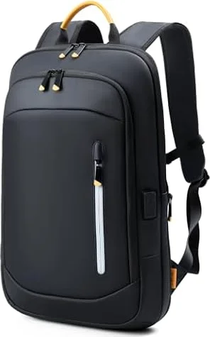 Lekespring Laptop Rucksack Herren Arbeit 15,6 Zoll, Erweiterbar und Leicht