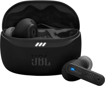 JBL Tune Beam 2, Kabellose Kopfhörer mit Noise-Cancelling, Schwarz