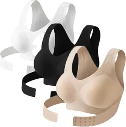 Sport BH Damen Starker Halt Korrektur BH Haltung BHs Damen Push Up Set