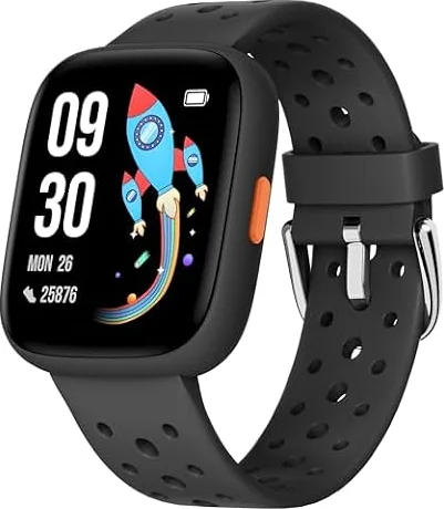 BIGGERFIVE Smartwatch Kinder mit/ohne App, 1,8" Fitness Uhr Schrittzähler