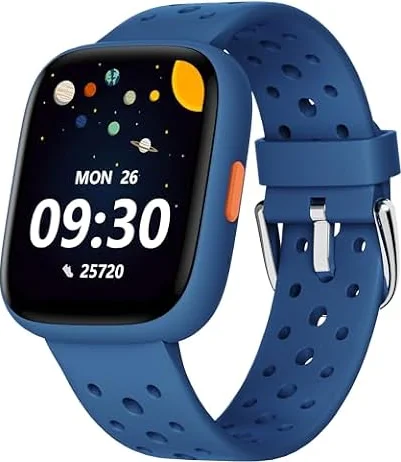BIGGERFIVE Smartwatch Kinder mit/ohne App, 1,8" Fitness Uhr Schrittzähler