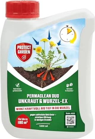 PROTECT GARDEN Permaclean Duo Unkrautvernichter, 1000 ml Konzentrat