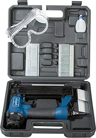 Scheppach Druckluftpistole 2in1 Klammer & Nagelpistole mit 8,3bar Druck