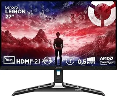 Lenovo Legion R27qe Gen 2 | 27" QHD Gaming Monitor | 200 Hz | 0.5ms