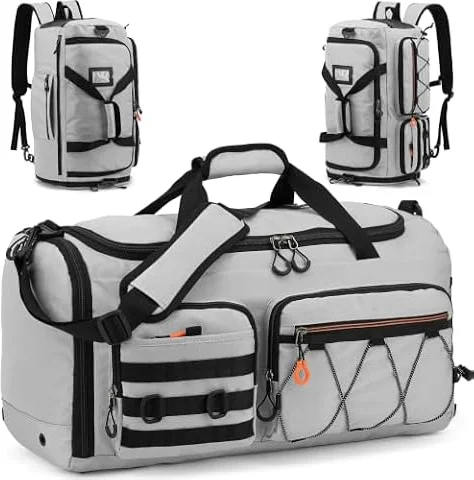 TUGUAN Sporttasche Rucksack Herren 45L Reisetasche mit Schuhfach Nassfach