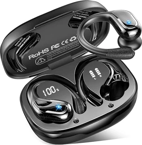 2026 Kopfhörer Kabellos Bluetooth 5.4 Kopfhörer Sport mit 28 EQ APP, 75Std