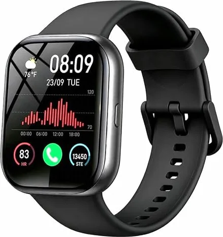 Smartwatch Damen Herren, 1.83" HD Fitnessuhr mit Alexa/Telefonfunktion