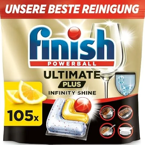 Finish Ultimate Plus Infinity Shine Citrus Spülmaschinentabs 105 Caps